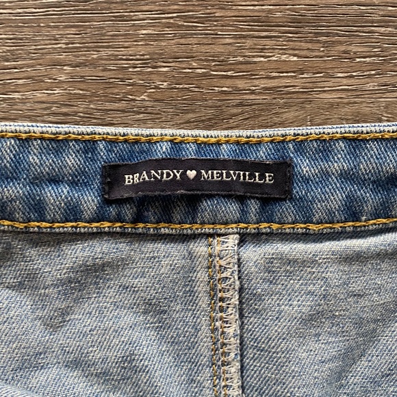 Brandy Melville button front denim skirt - Picture 2 of 3